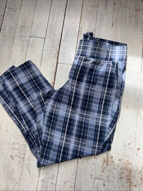 torrid Blue Plaid Leggings